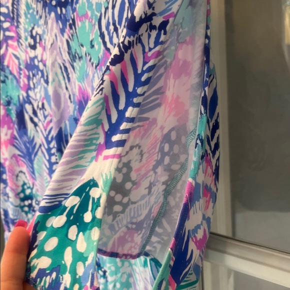 Lilly Pulitzer Tropical Vibrant Bryce Romper Size M - Picture 3 of 6